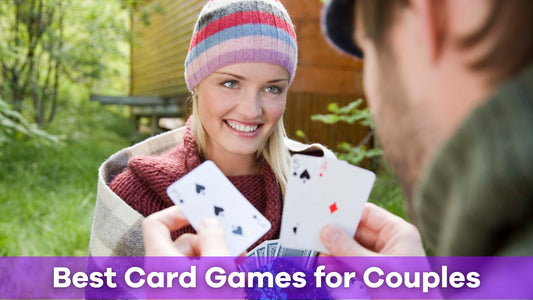 two people playing the best card games for couples