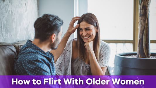 how to flirt with older women