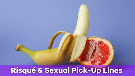 Playful risqué pickup-line cards on a table — flirty humor guide
