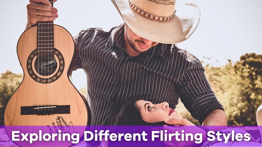 a couple exploring different flirting styles