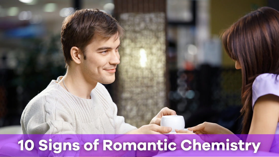 couple discussing the signs of romantic chemistry