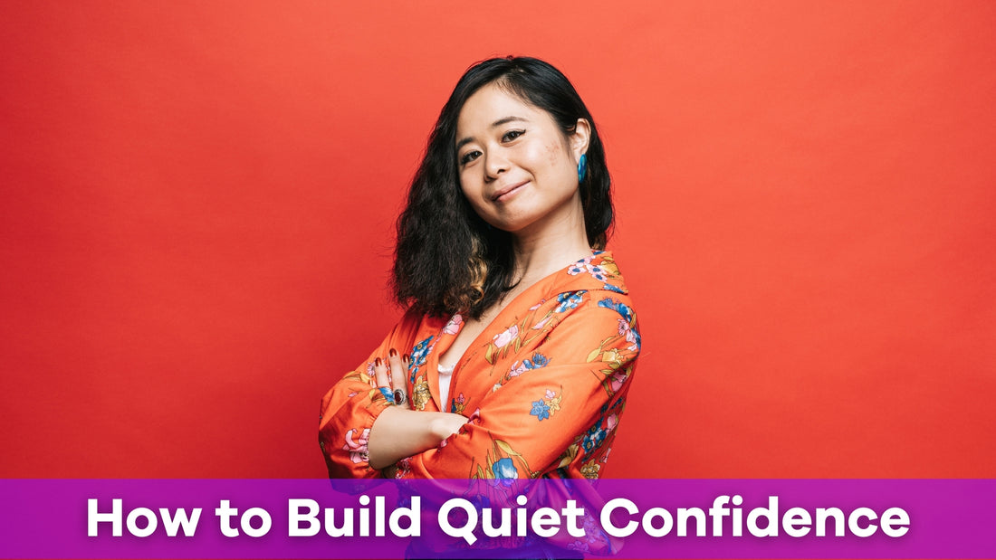 a woman thinking about how to build quiet confidence