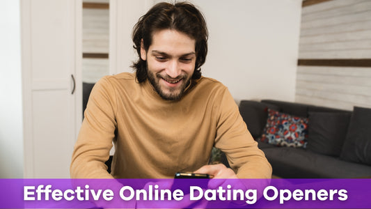 a man thinking of effective opening lines for online dating
