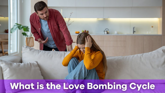 a couple arguing during the downside of the love bombing cycle