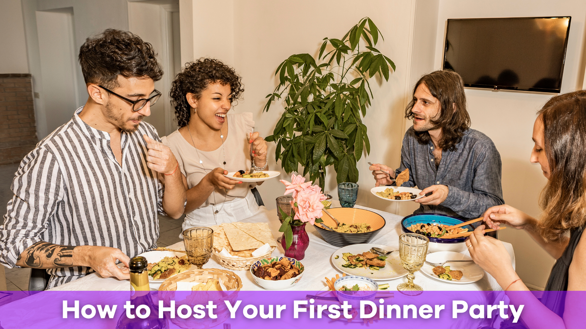 How to Host Your First Dinner Party: A Quick Guide | Pick Me Up Game ...
