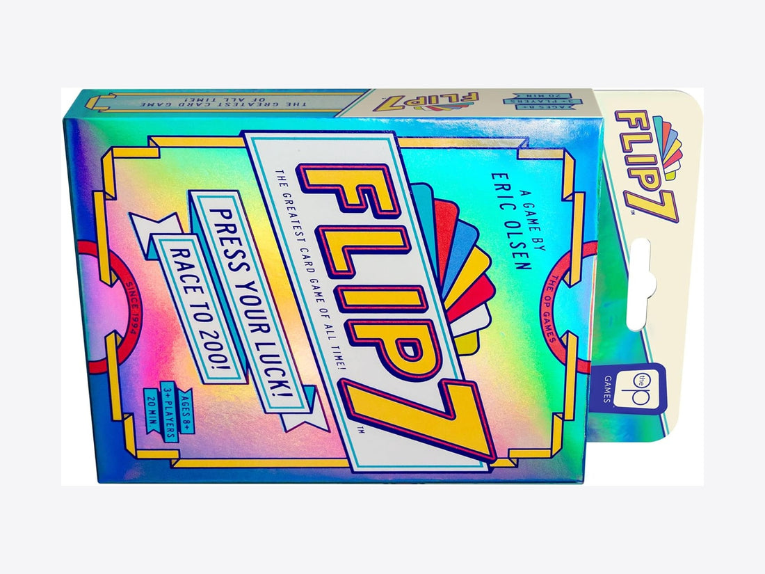Flip 7 packshot sideways — best coworker gift exchange games 2026