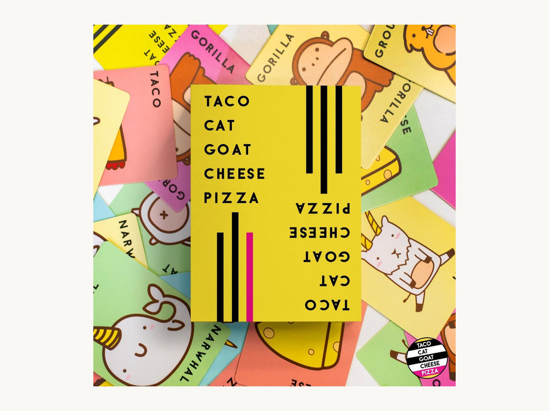 Taco Cat Goat Cheese Pizza packshot — best gag gifts under $20 2026