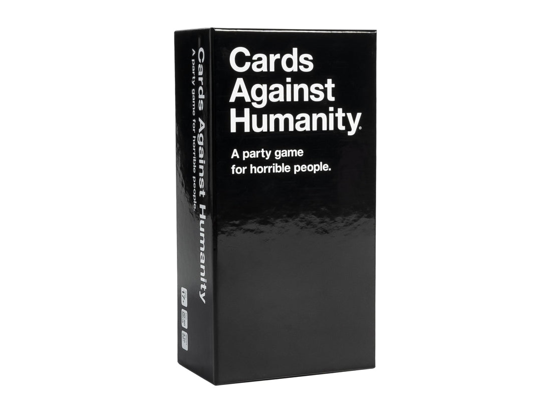 Cards Against Humanity box, full product shown on white — best guys night games 2026