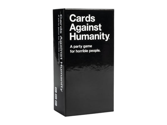 Cards Against Humanity box, full product shown on white — best guys night games 2026