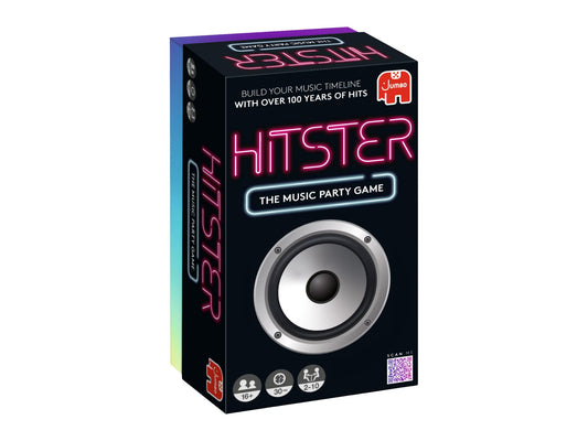 Hitster music card game box, full product shown on white — best Hanukkah gift games 2026