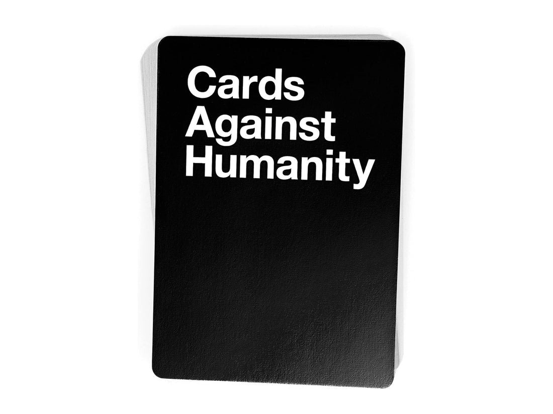 Cards Against Humanity base game box packshot — which expansions to buy 2026 buyer guide