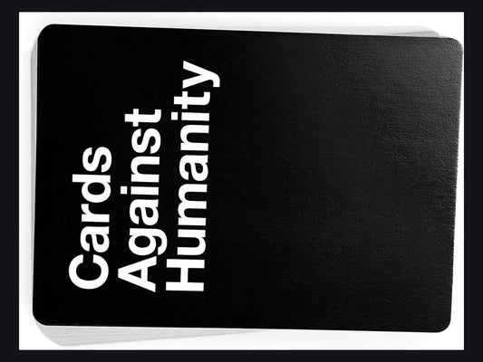 Cards Against Humanity packshot sideways — CAH vs Joking Hazard comparison 2026