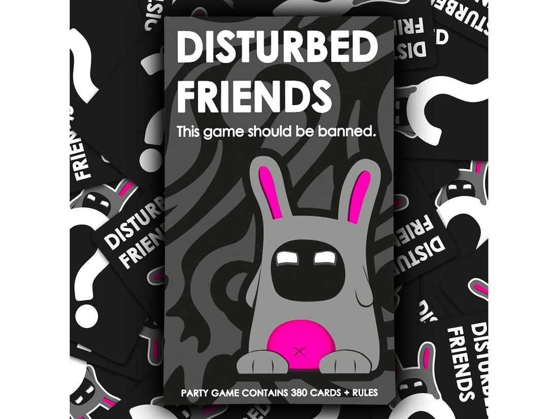 Disturbed Friends party game box — funny gifts for her packshot