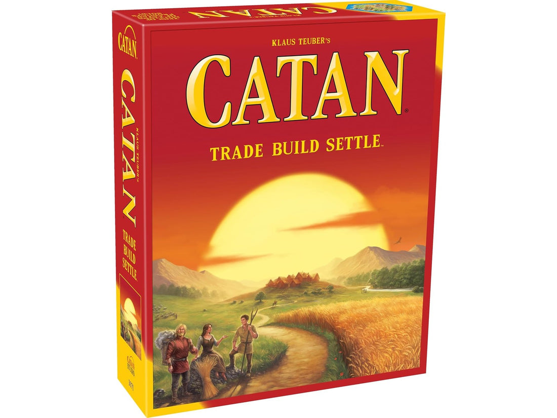 CATAN board game box packshot — how to play guide 2026