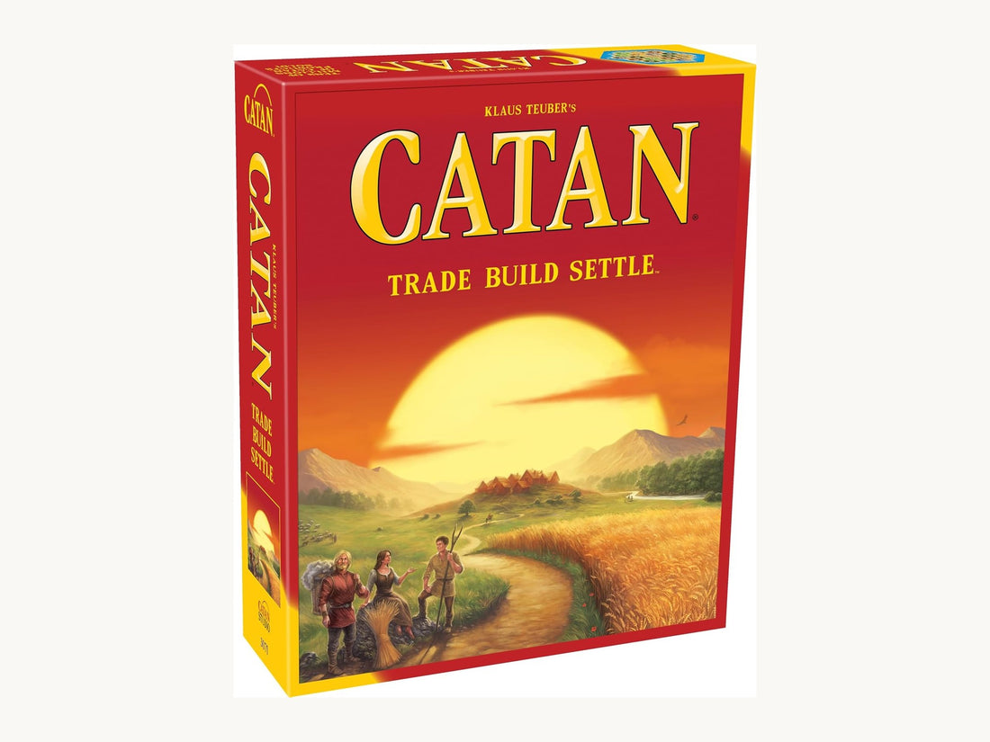 CATAN board game box — strategy game night pick alongside how to play chess for beginners 2026