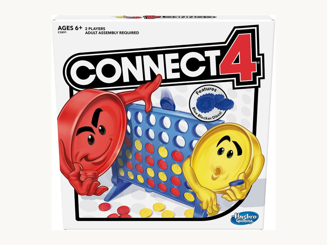 Connect 4 family game packshot — family game night pick for how to play Mancala 2026