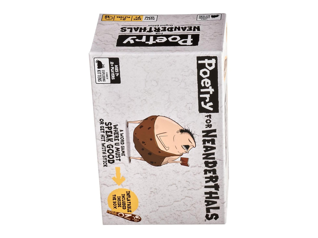 Poetry for Neanderthals packshot sideways — Scrabble word-party encore 2026