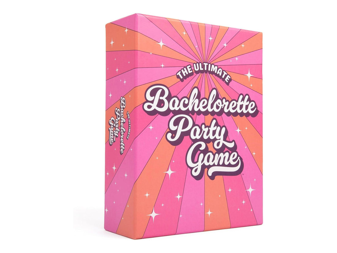 The Ultimate Bachelorette Party Game box packshot — how to play 2026