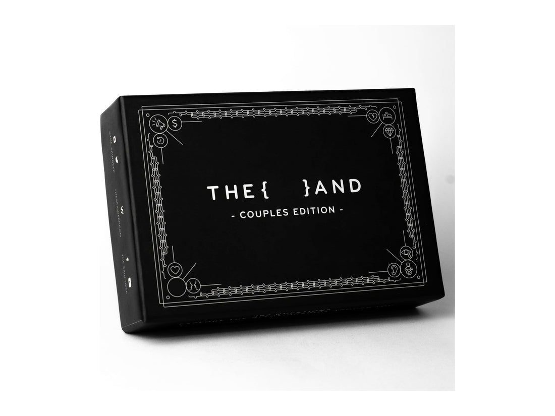 {THE AND} Couples Edition box — The Skin Deep conversation card game for couples